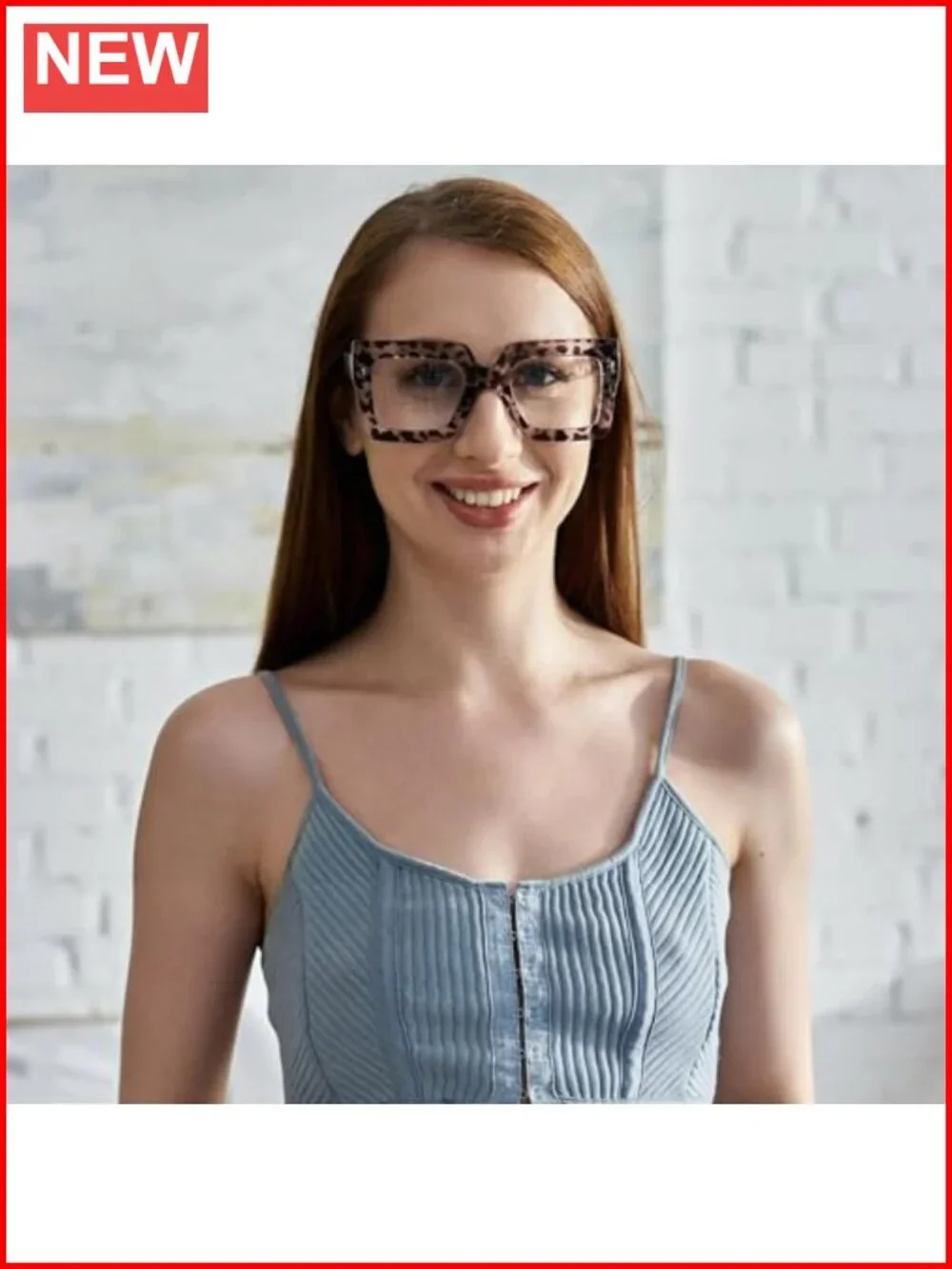 Oversized Blue Light Glasses 3 Pack Thick Square TR90 Polycarbonate Frames